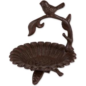 imageDII Cast Iron Collection Wall Mounted Birdfeeder Ornate 112x6x99Sunflower  7x7x83