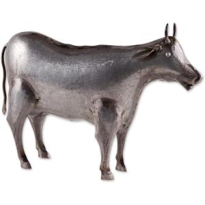 imageDII Galvanized Metal Collection Farm Animal Pig 16x5x95 IronCow  1725x45x1225