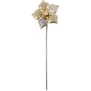 imageDII Iron Garden Stake Collection 3Dimensional Mixed Media Large Flower Large