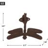 imageDII Cast Iron Door Knocker Collection HorseshoeDragonfly