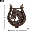 imageDII Cast Iron Door Knocker Collection HorseshoeHorseshoe