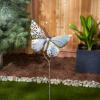 imageDII Iron Garden Stake Collection 3Dimensional Mixed Media Butterfly Medium