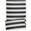 imageDII Outdoor Rug Collection Reversible Woven Polypropylene Plastic Straw Mat 4x6Feet Black ampamp WhiteBlack  White