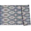 imageDII Reversible IndoorOutdoor Ikat Woven Rug 4x6 GrayBlue