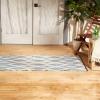 imageDII Reversible IndoorOutdoor Ikat Woven Rug 4x6 GrayBlue