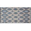 imageDII Reversible IndoorOutdoor Ikat Woven Rug 4x6 GrayBlue