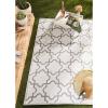 imageDII Reversible Outdoor Lattice Woven Rug 4x6 Ft BlueStone