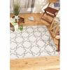 imageDII Reversible Outdoor Lattice Woven Rug 4x6 Ft BlueStone