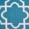imageDII Reversible Outdoor Lattice Woven Rug 4x6 Ft BlueStorm Blue