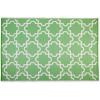 imageDII Reversible Outdoor Lattice Woven Rug 4x6 Ft Bright Green