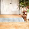imageDII Reversible Rugs for IndoorOutdoor Use Moroccan Woven Rug 4 x 6 TaupeBlue