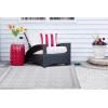 imageDII Reversible Rugs for IndoorOutdoor Use Moroccan Woven Rug 4 x 6 TaupeGrey