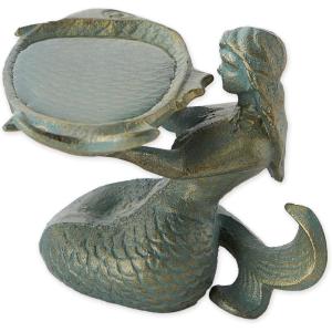 imageDII Cast Iron Collection Decorative Bird Bath Flower 575 x 575 x 29Mermaid