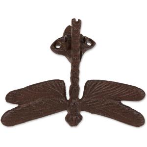 imageDII Cast Iron Door Knocker Collection HorseshoeDragonfly