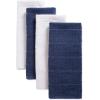imageDII Basic Chef Collection Assorted Terry Kitchen Towel Set Dishcloth Set Gray 6 PieceFrench Blue
