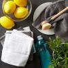 imageDII Basic Chef Collection Assorted Terry Kitchen Towel Set Dishcloth Set Gray 6 PieceGray