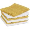 imageDII Basic Chef Collection Assorted Terry Kitchen Towel Set Dishcloth Set Gray 6 PieceLemongrass