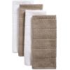 imageDII Basic Chef Collection Assorted Terry Kitchen Towel Set Dishcloth Set Gray 6 PieceStone