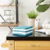imageDII Basic Chef Collection Assorted Terry Kitchen Towel Set Dishcloth Set Gray 6 PieceStorm Blue
