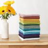 imageDII Basic Chef Collection Assorted Terry Kitchen Towel Set Dishcloth Set Gray 6 PieceStorm Blue