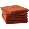imageDII Basic Terry Collection Solid Windowpane Dishcloth Set 12x12 Black 6 PieceCinnamon