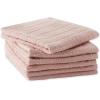 imageDII Basic Terry Collection Solid Windowpane Dishcloth Set 12x12 Black 6 PiecePale Mauve