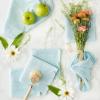 imageDII Basic Terry Collection Solid Windowpane Dishcloth Set 12x12 Black 6 PieceRobins Egg Blue