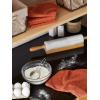 imageDII Basic Terry Collection Solid Windowpane Dishcloth Set 12x12 Black 6 PieceSpice