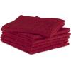 imageDII Basic Terry Collection Solid Windowpane Dishcloth Set 12x12 Black 6 PieceWine