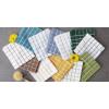 imageDII Basic Terry Collection Windowpane Dishcloth Set 12x12 Black 6 PieceAntique Green