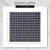 imageDII Basic Terry Collection Windowpane Dishcloth Set 12x12 Black 6 PieceAntique Green