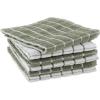 imageDII Basic Terry Collection Windowpane Dishcloth Set 12x12 Black 6 PieceArtichoke