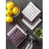 imageDII Basic Terry Collection Windowpane Dishcloth Set 12x12 Black 6 PieceEggplant