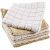 imageDII Basic Terry Collection Windowpane Dishcloth Set 12x12 Black 6 PiecePebble