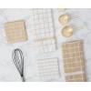imageDII Basic Terry Collection Windowpane Dishcloth Set 12x12 Black 6 PiecePebble