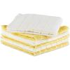 imageDII Basic Terry Collection Windowpane Dishcloth Set 12x12 Black 6 PieceYellow