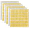imageDII Basic Terry Collection Windowpane Dishcloth Set 12x12 Black 6 PieceYellow