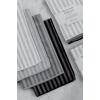 imageDII Cleaning Collection Microfiber Set Dishcloth and Dishtowel Set Gray Stripe 8 Piece