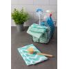 imageDII Cleaning Collection MultiPurpose Microfiber Aqua Chevron Dishtowel SetAqua Chevron