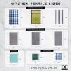 imageDII Cleaning Collection MultiPurpose Microfiber Aqua Chevron Dishtowel SetAqua Chevron