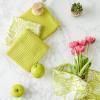 imageDII Cleaning Collection MultiPurpose Microfiber Aqua Chevron Dishtowel SetAvocado Floral