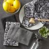 imageDII Cleaning Collection MultiPurpose Microfiber Aqua Chevron Dishtowel SetBlack Damask