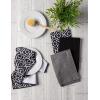 imageDII Cleaning Collection MultiPurpose Microfiber Aqua Chevron Dishtowel SetBlack Lattice