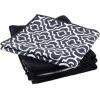 imageDII Cleaning Collection MultiPurpose Microfiber Aqua Chevron Dishtowel SetBlack Lattice