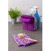 imageDII Cleaning Collection MultiPurpose Microfiber Aqua Chevron Dishtowel SetEggplant Lattice