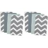 imageDII Cleaning Collection MultiPurpose Microfiber Aqua Chevron Dishtowel SetGray Chevron