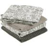 imageDII Cleaning Collection MultiPurpose Microfiber Aqua Chevron Dishtowel SetGray Damask