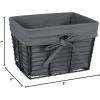 imageDII Farmhouse Chicken Wire Storage Baskets with Liner Small Vintage Grey 9x7x6quot 3 PieceVintage Grey