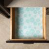 imageDII Fridge ampamp Shelf Liner Collection NonAdhesive Cut to fit Machine Washable 12x20 Aqua Dahlia 2 PieceAqua Dahlia