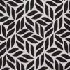 imageDII Fridge ampamp Shelf Liner Collection NonAdhesive Cut to fit Machine Washable 12x20 Aqua Dahlia 2 PieceBlack Abstract Leaf